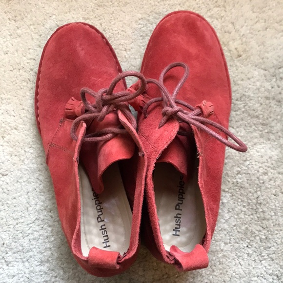 Hush Puppies Burnt Orange Ankle Boot - Picture 5 of 8